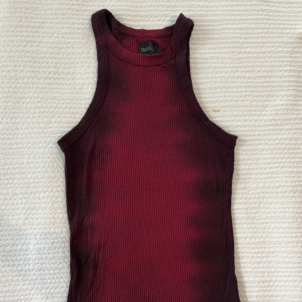 Tie Dye Rib Tank S